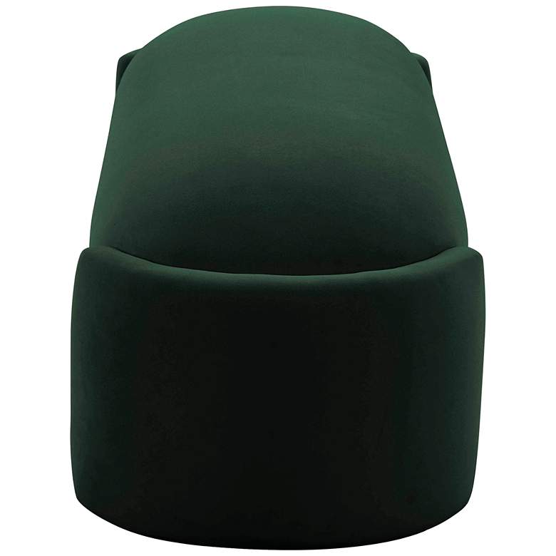 Image 5 TOV Toledo 52 1/2" Wide Forest Green Velvet Fabric Bench more views