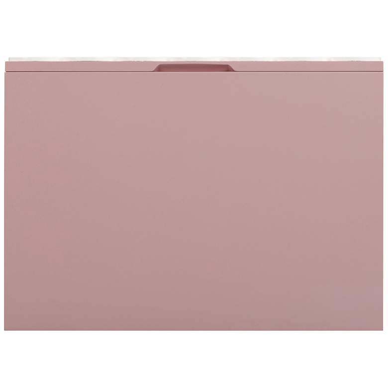 Image 4 TOV Tori Motif 23" Wide Mauve Wood 2-Drawer Nightstand more views
