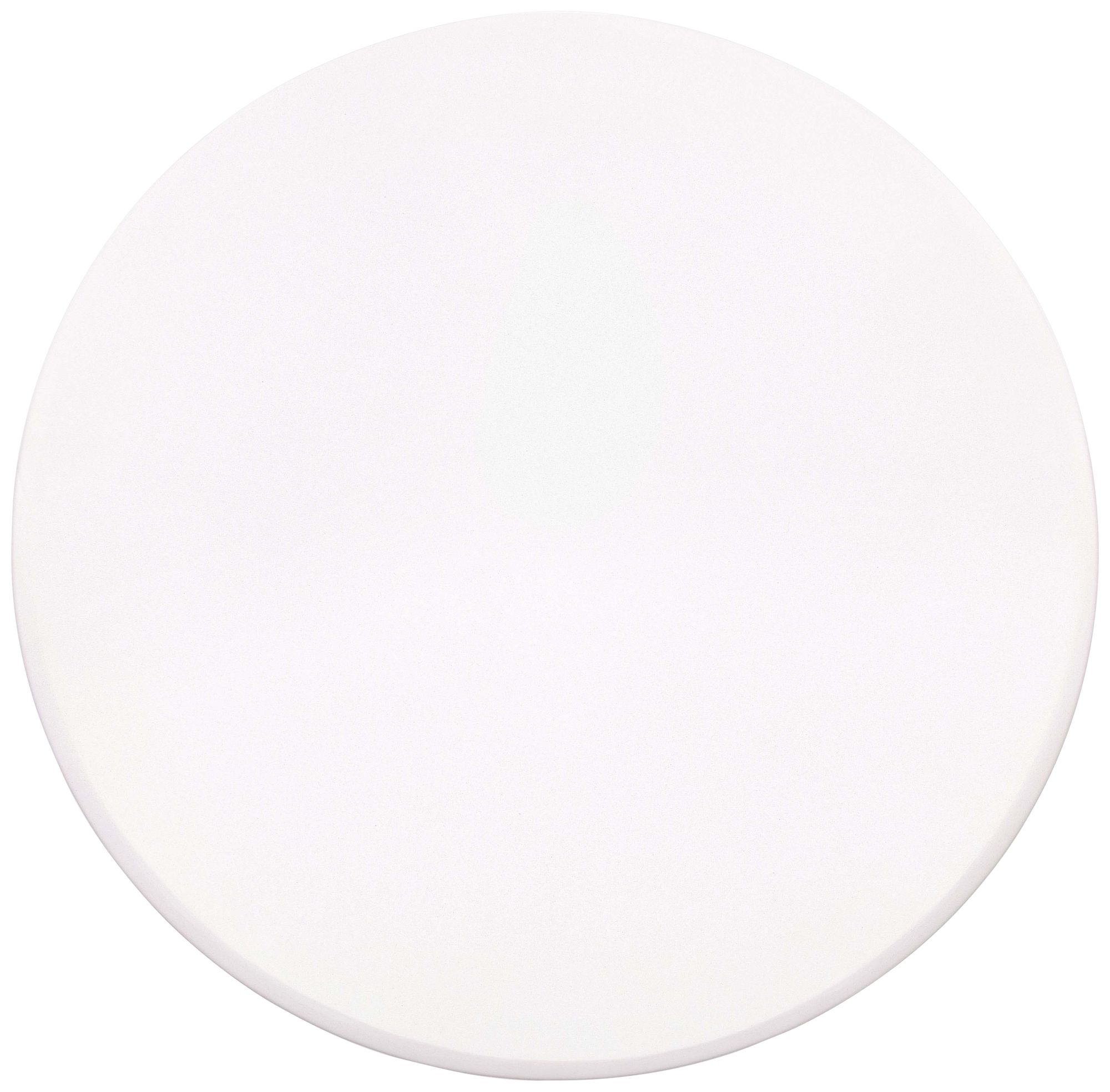 TOV Tulum 27 1/2" Wide Modern Ivory Concrete Round Coffee Table in scene