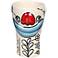 TOV Velma 4 1/2" High Goofy Print Ceramic Drinkware Set of 4