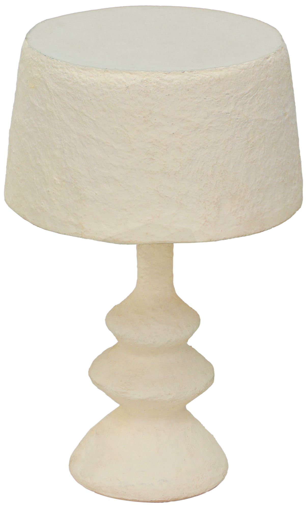 Image 4 TOV Vera 17" High Cream Cotton Mache Accent Table Lamp more views