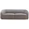 TOV Yara 90 1/2" Wide Rolled Arms Pleated Gray Velvet Modern Sofa
