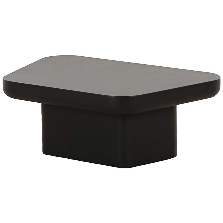 Image 1 TOV Yoko 31 1/2" Wide Matte Black Small Modern Coffee Table