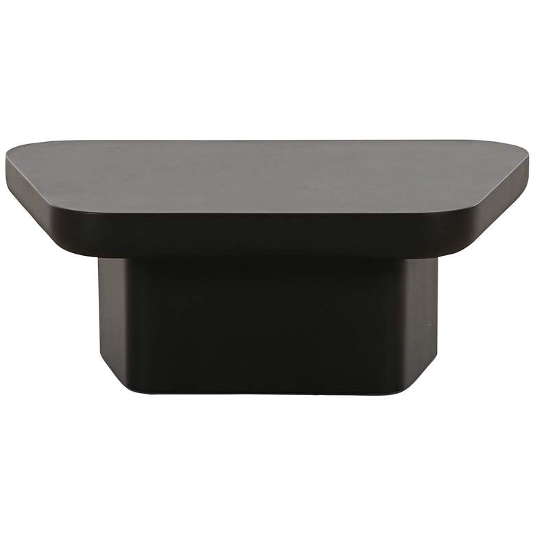 Image 2 TOV Yoko 31 1/2" Wide Matte Black Small Modern Coffee Table more views