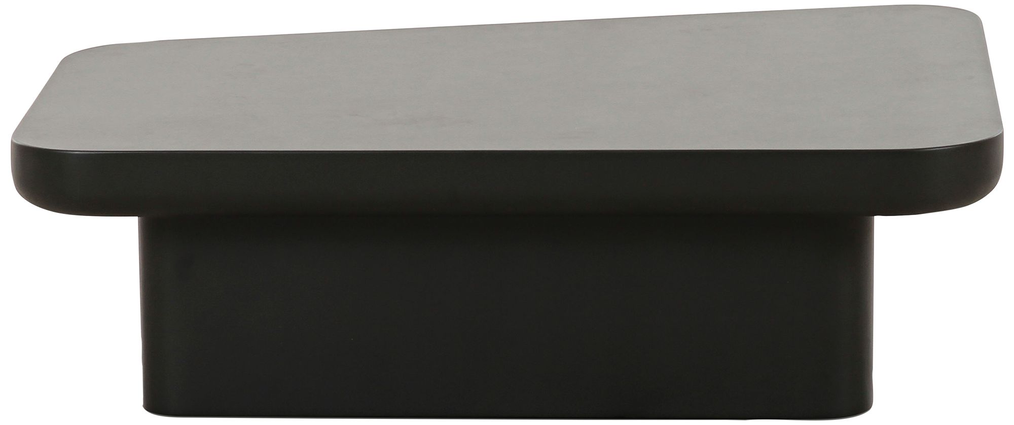 Image 2 TOV Yoko 38 1/2" Wide Matte Black Large Modern Coffee Table more views