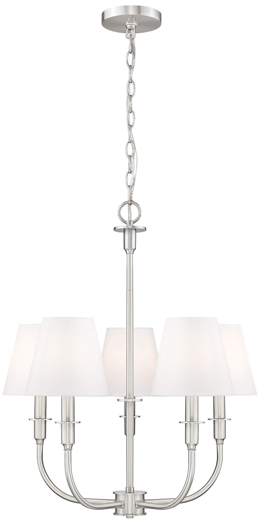 Thumbnail1 of Tova by Z-Lite Brushed Nickel 5 Light Chandelier
