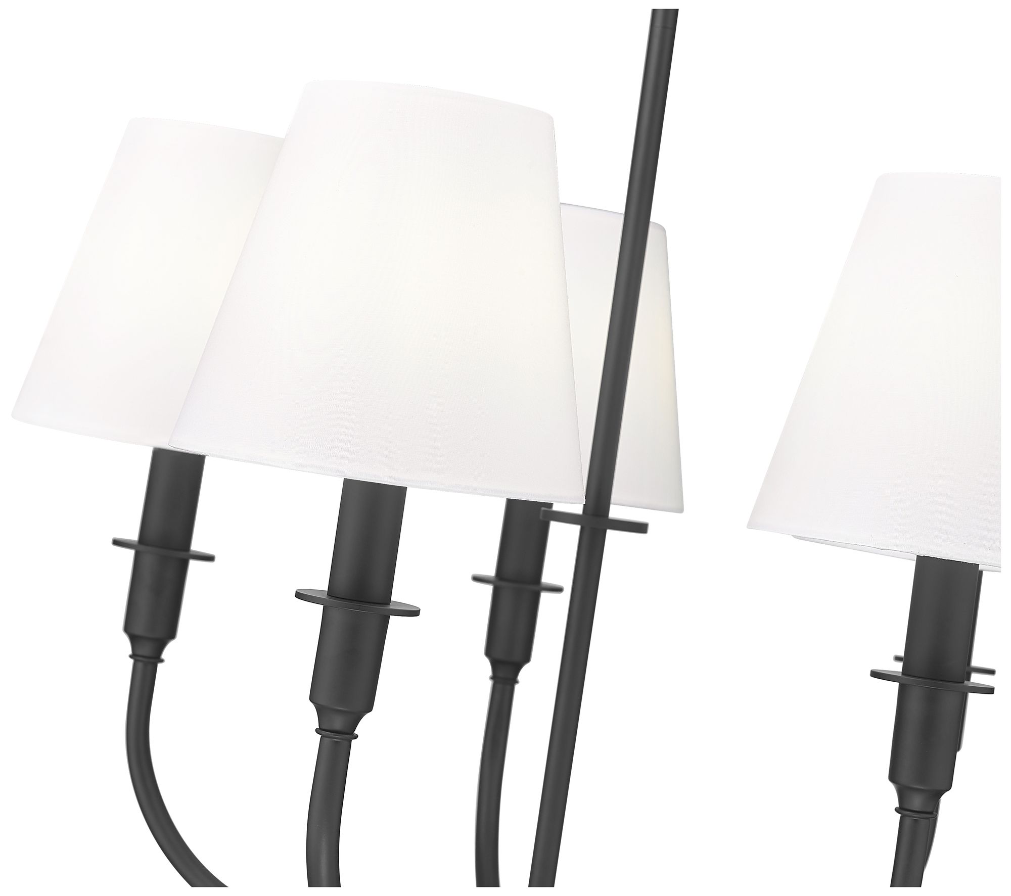 Image 6 Tova by Z-Lite Matte Black 5 Light Chandelier more views