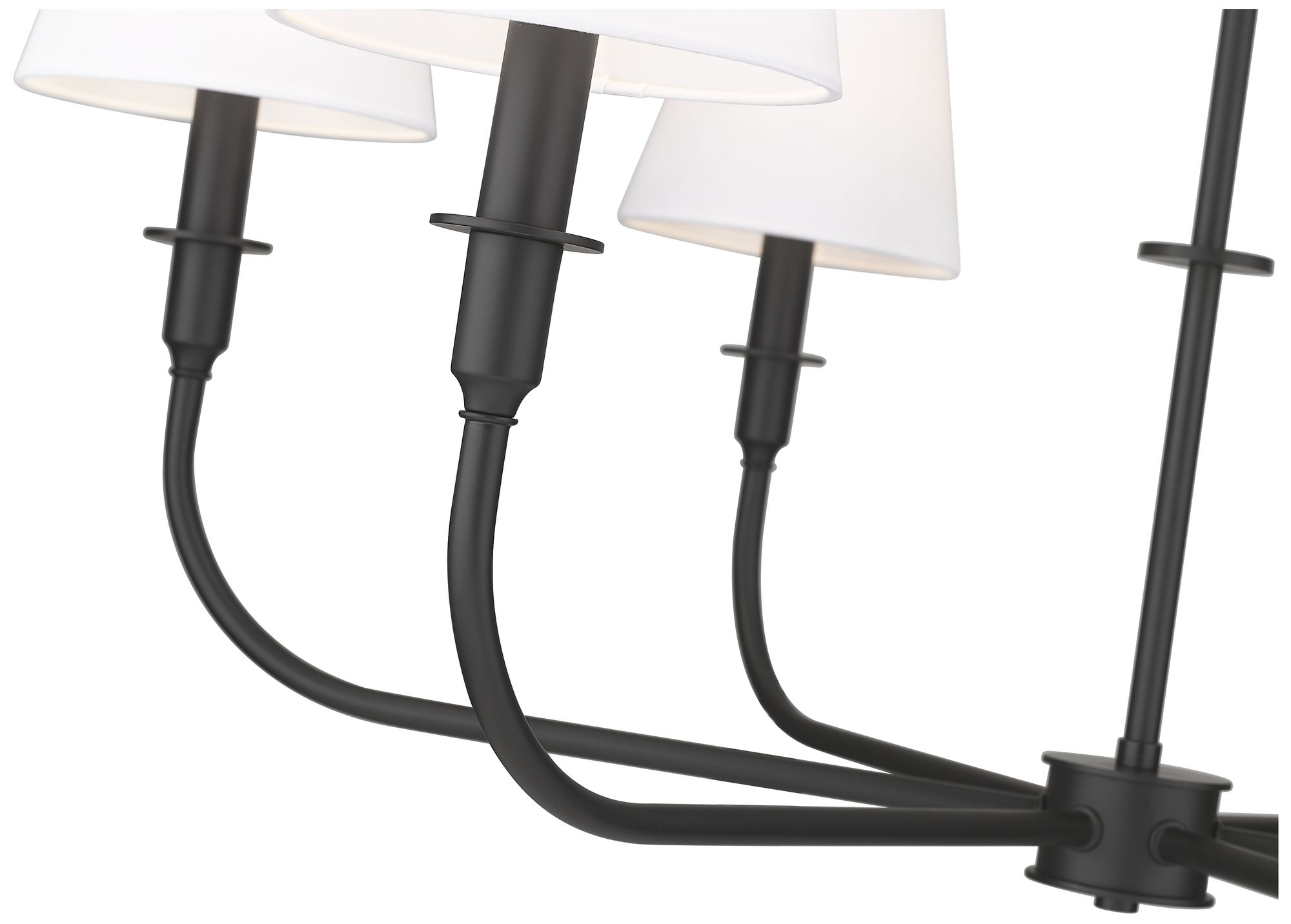Image 6 Tova by Z-Lite Matte Black 6 Light Chandelier more views