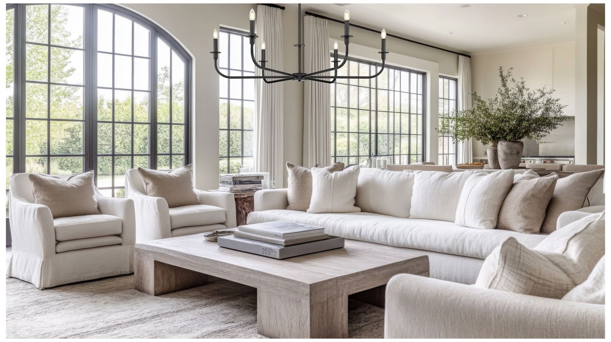 Image 2 Tova by Z-Lite Matte Black 6 Light Chandelier more views