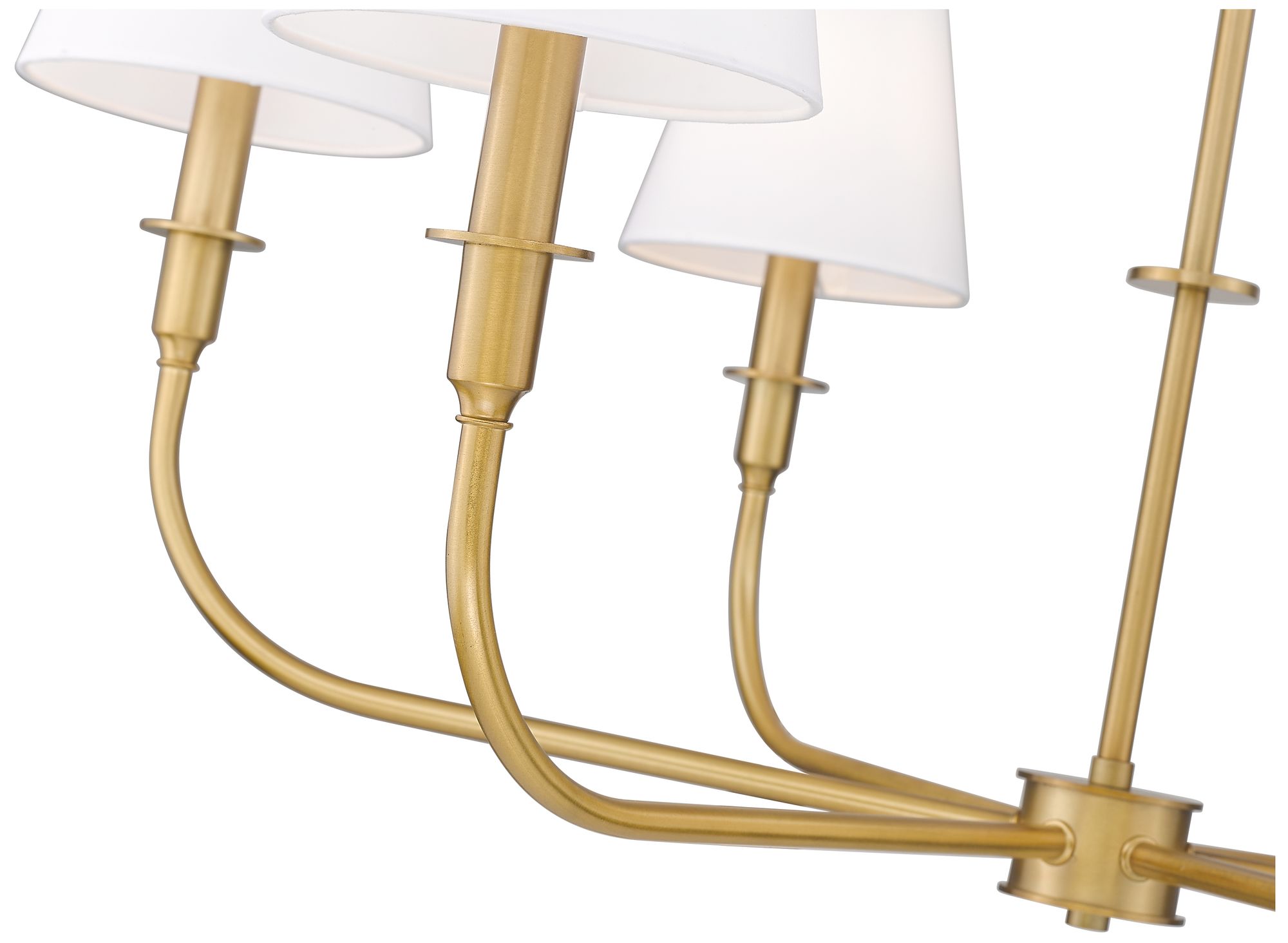 Image 6 Tova by Z-Lite Rubbed Brass 6 Light Chandelier more views