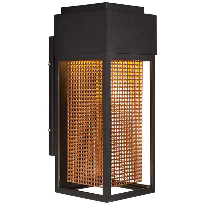 Image 1 Townhouse 16 1/2 inchH Galaxy Bronze LED Outdoor Wall Light