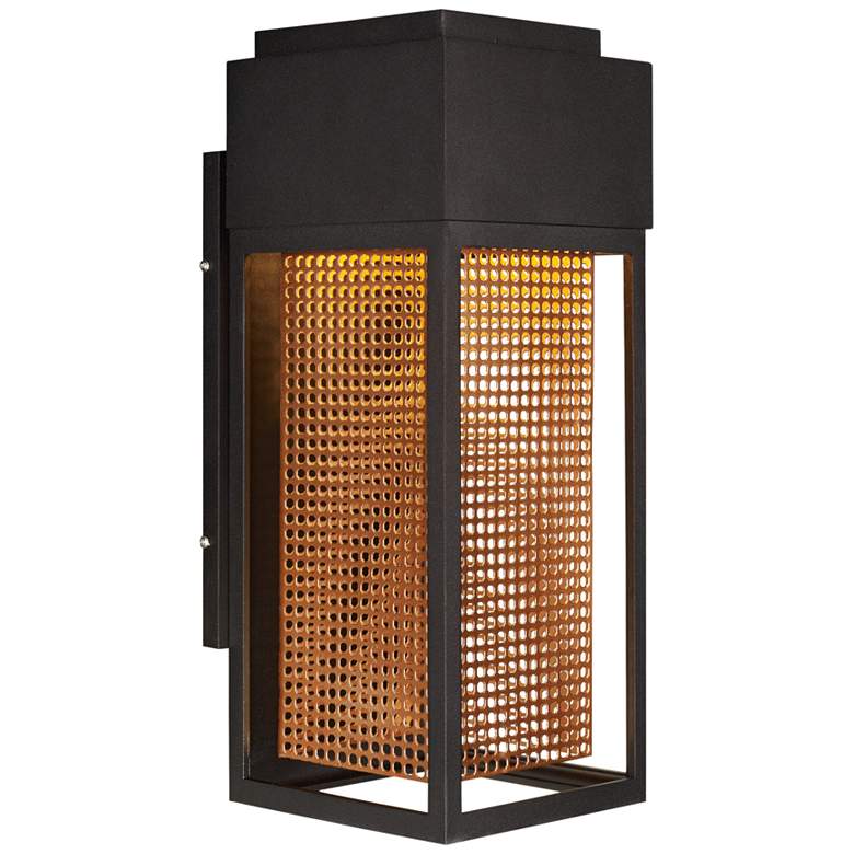 Image 1 Townhouse 16 1/2"H Galaxy Bronze LED Outdoor Wall Light
