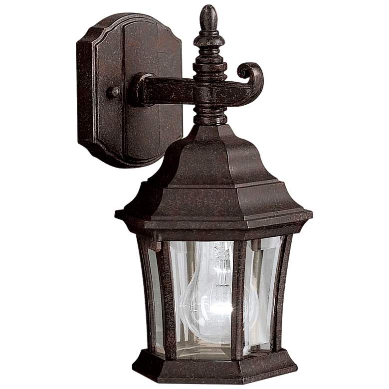 Image 1 Townhouse Tannery Bronze 12 inch High Outdoor Wall Light