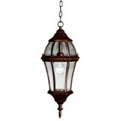 Townhouse Tannery Bronze 24 1/2&quot; High Outdoor Hanging Light