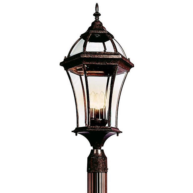 Image 1 Townhouse Tannery Bronze 28 1/2 inch High Outdoor Post Light