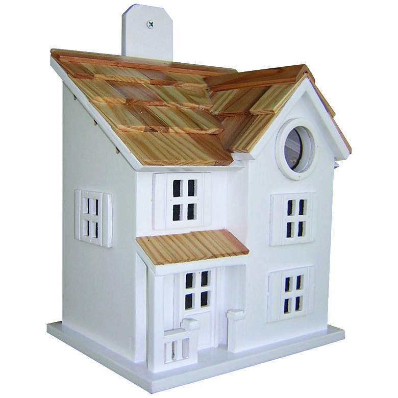 Image 1 Townhouse White Bird House