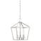 Townsend 10" Wide Satin Nickel Metal 3-Light Mini Pendant