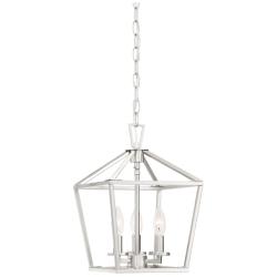 Townsend 10" Wide Satin Nickel Metal 3-Light Mini Pendant