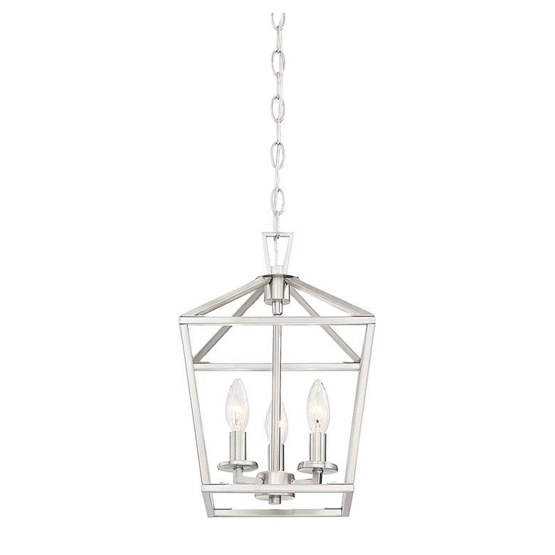 Image 5 Townsend 10" Wide Satin Nickel Metal 3-Light Mini Pendant more views