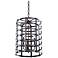 Townsend 13 3/4"W Vintage Forged Iron Cage Lantern Pendant