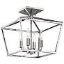 2_Townsend 13" Wide Polished Nickel 4-Light Ceiling Light more views