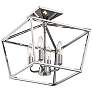 3_Townsend 13" Wide Polished Nickel 4-Light Ceiling Light more views