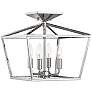 4_Townsend 13" Wide Polished Nickel 4-Light Ceiling Light more views