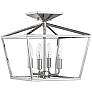 5_Townsend 13" Wide Polished Nickel 4-Light Ceiling Light more views