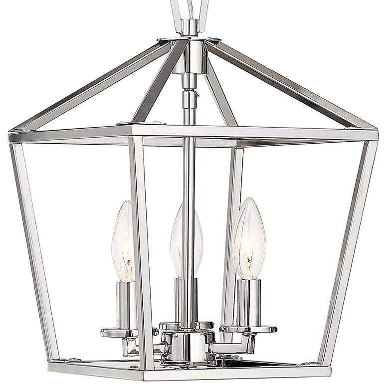 Image 2 Townsend 15" Wide Polished Nickel 3-Light Pendant more views