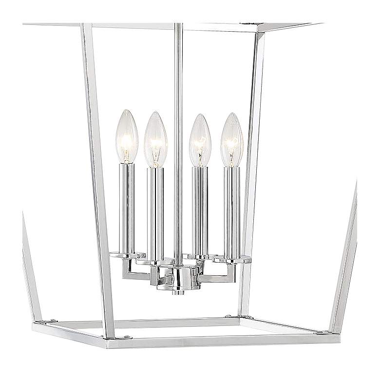 Image 3 Townsend 17" Wide Polished Nickel 4-Light Pendant more views