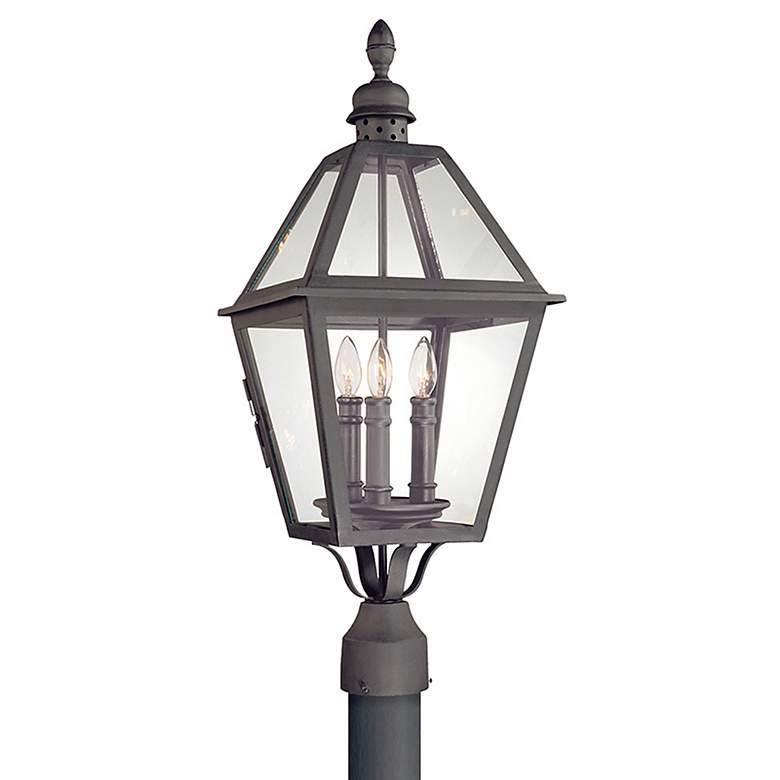 Image 1 Townsend 27" High Natural Bronze Outdoor Post Mount Light