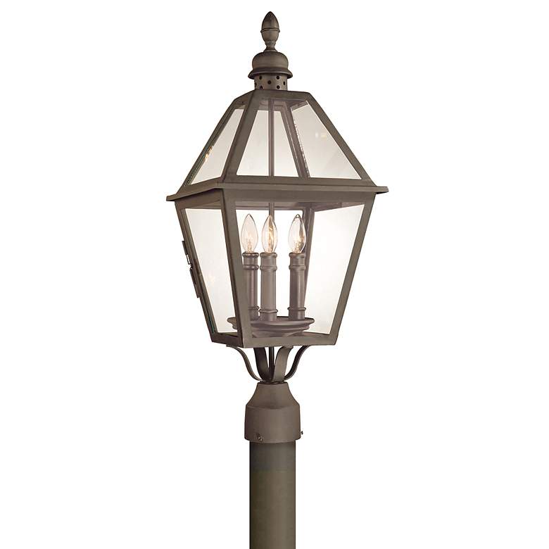 Image 2 Townsend 27" High Natural Bronze Outdoor Post Mount Light more views