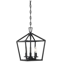 Townsend 3-Light Pendant in Matte Black