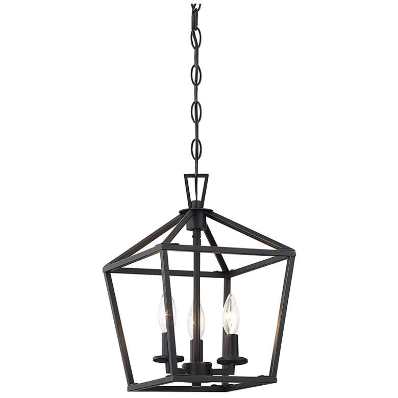 Image 3 Townsend 3-Light Pendant in Matte Black more views