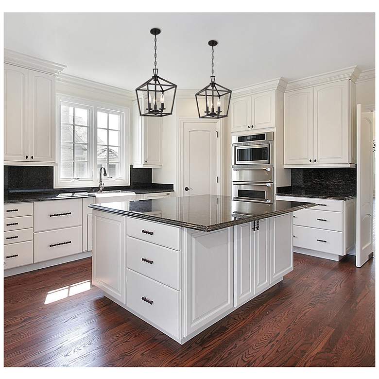 Image 6 Townsend 3-Light Pendant in Matte Black more views