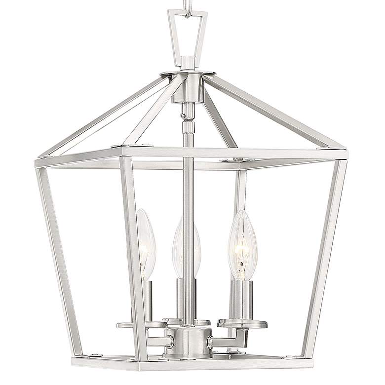 Image 2 Townsend 3-Light Pendant in Satin Nickel more views