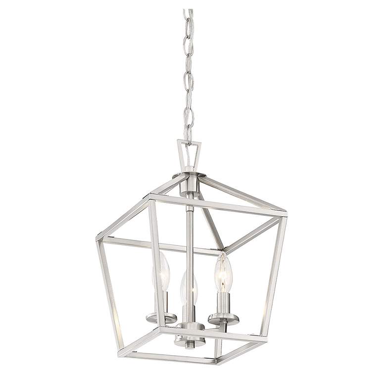 Image 4 Townsend 3-Light Pendant in Satin Nickel more views