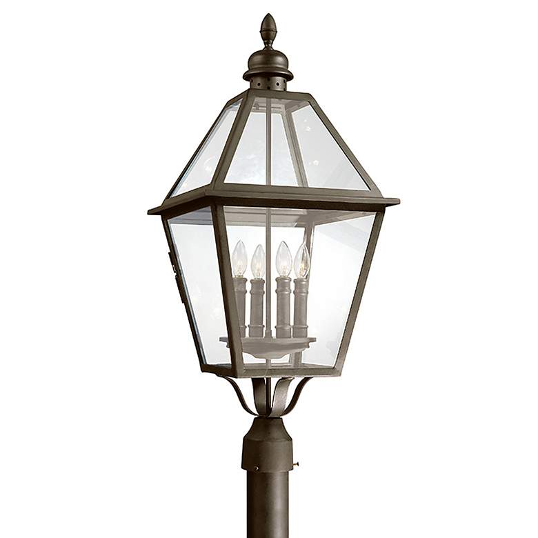 Image 1 Townsend 31 1/2" High Textured Black Outdoor Post Mount Light