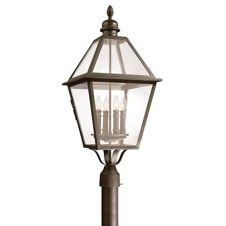Image 2 Townsend 31 1/2" High Textured Black Outdoor Post Mount Light more views