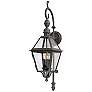 Townsend 33" High Textured Black Large Outdoor Wall Lantern