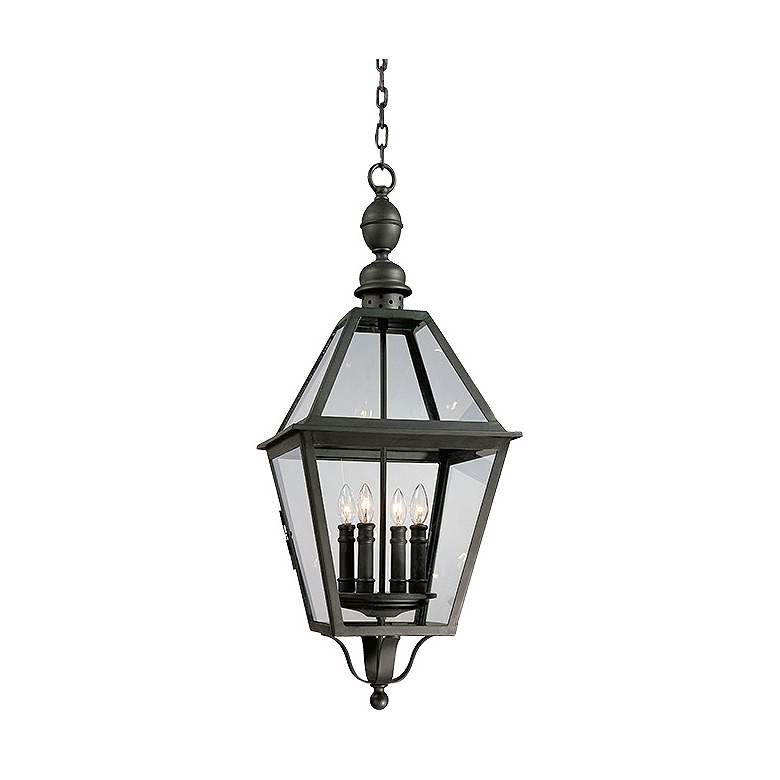 Image 1 Townsend 34" High Natural Bronze Outdoor Hanging Light