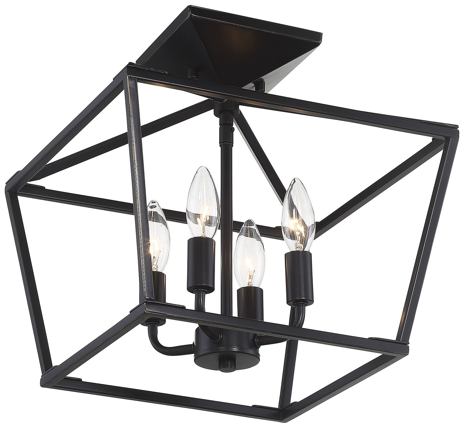 Image 7 Townsend 4-Light Ceiling Light in Classic Bronze more views
