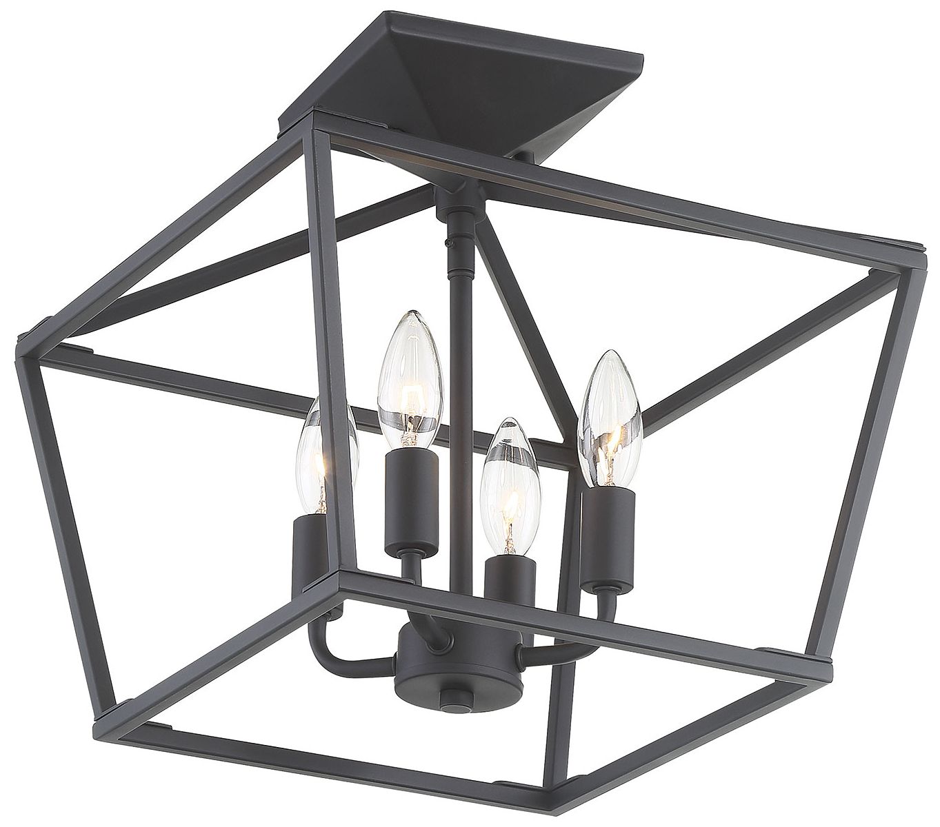 Image 3 Townsend 4-Light Ceiling Light in Matte Black more views