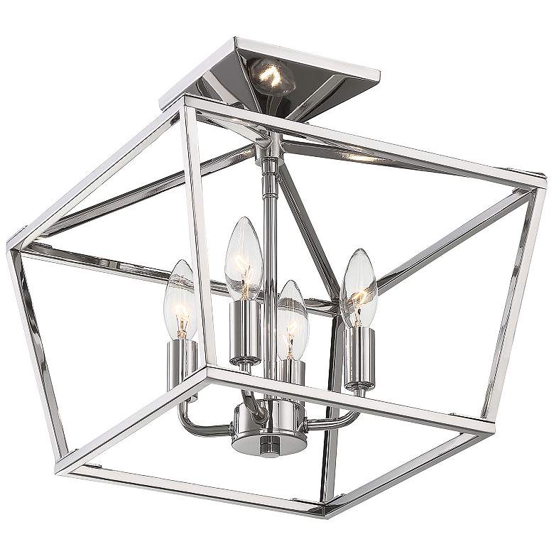Image 3 Townsend 4-Light Ceiling Light in Polished Nickel more views