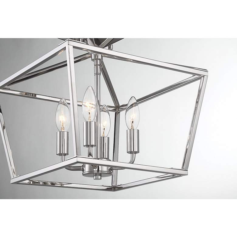 Image 6 Townsend 4-Light Ceiling Light in Polished Nickel more views