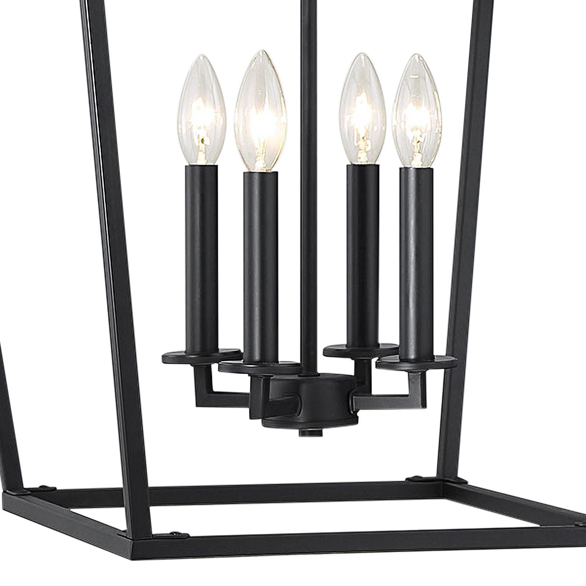 Image 2 Townsend 4-Light Pendant in Matte Black more views