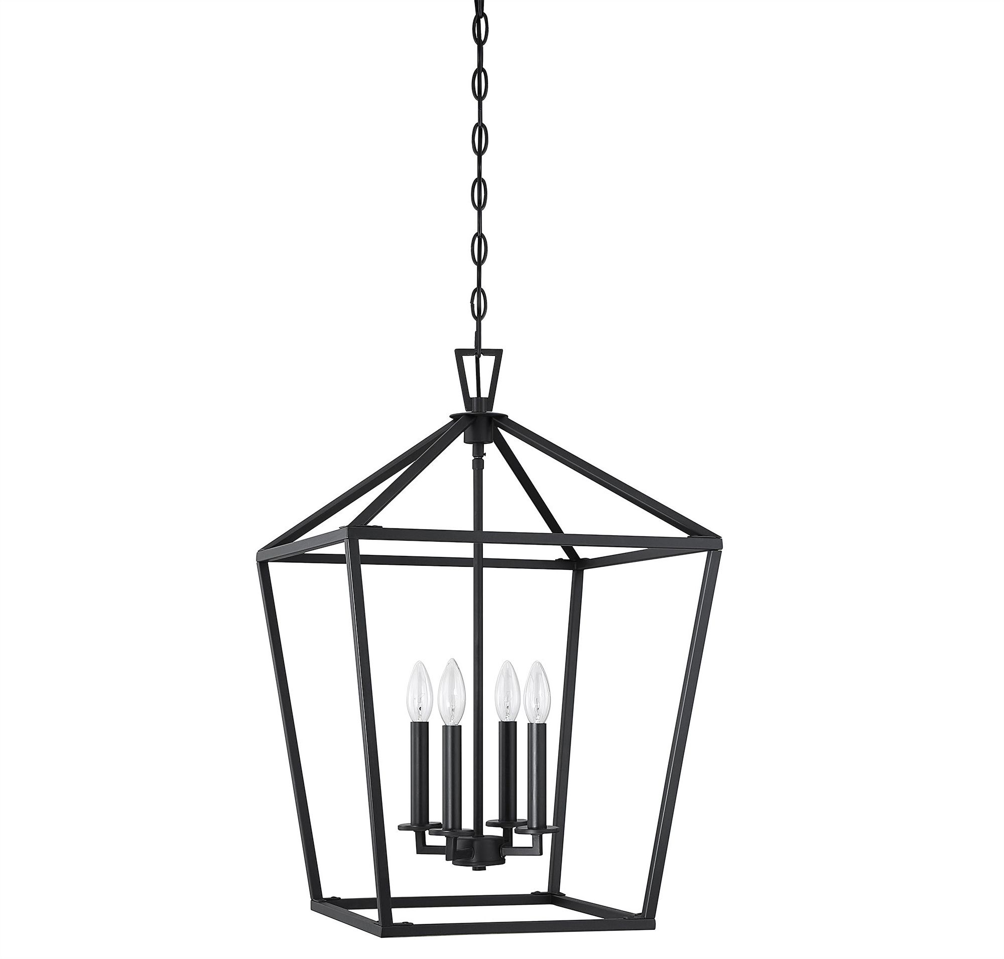 Image 3 Townsend 4-Light Pendant in Matte Black more views