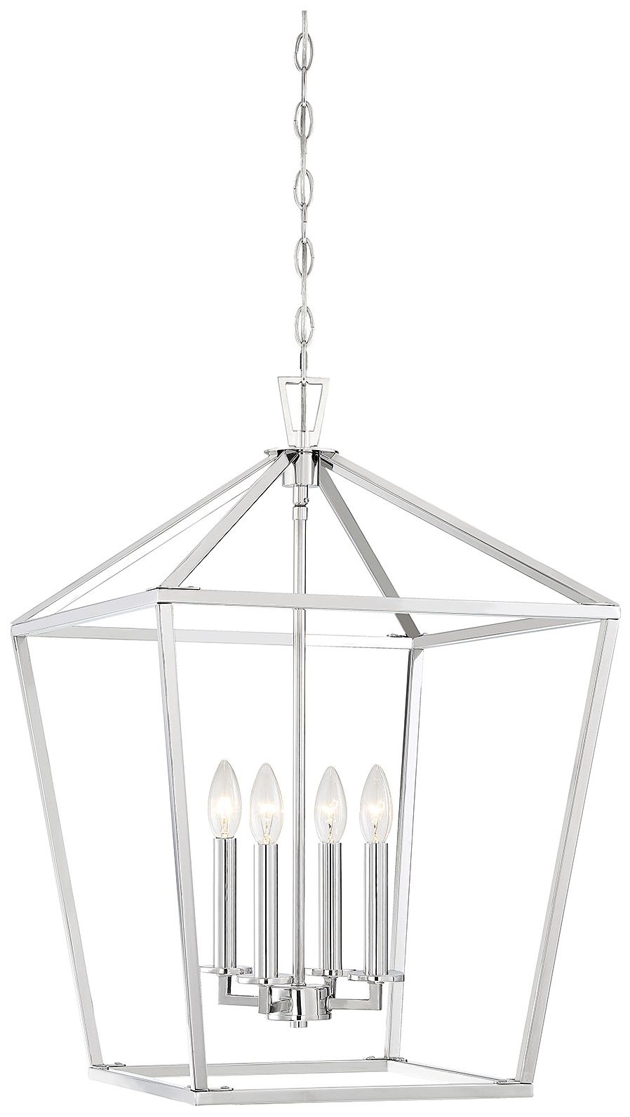 Image 2 Townsend 4-Light Pendant in Polished Nickel
