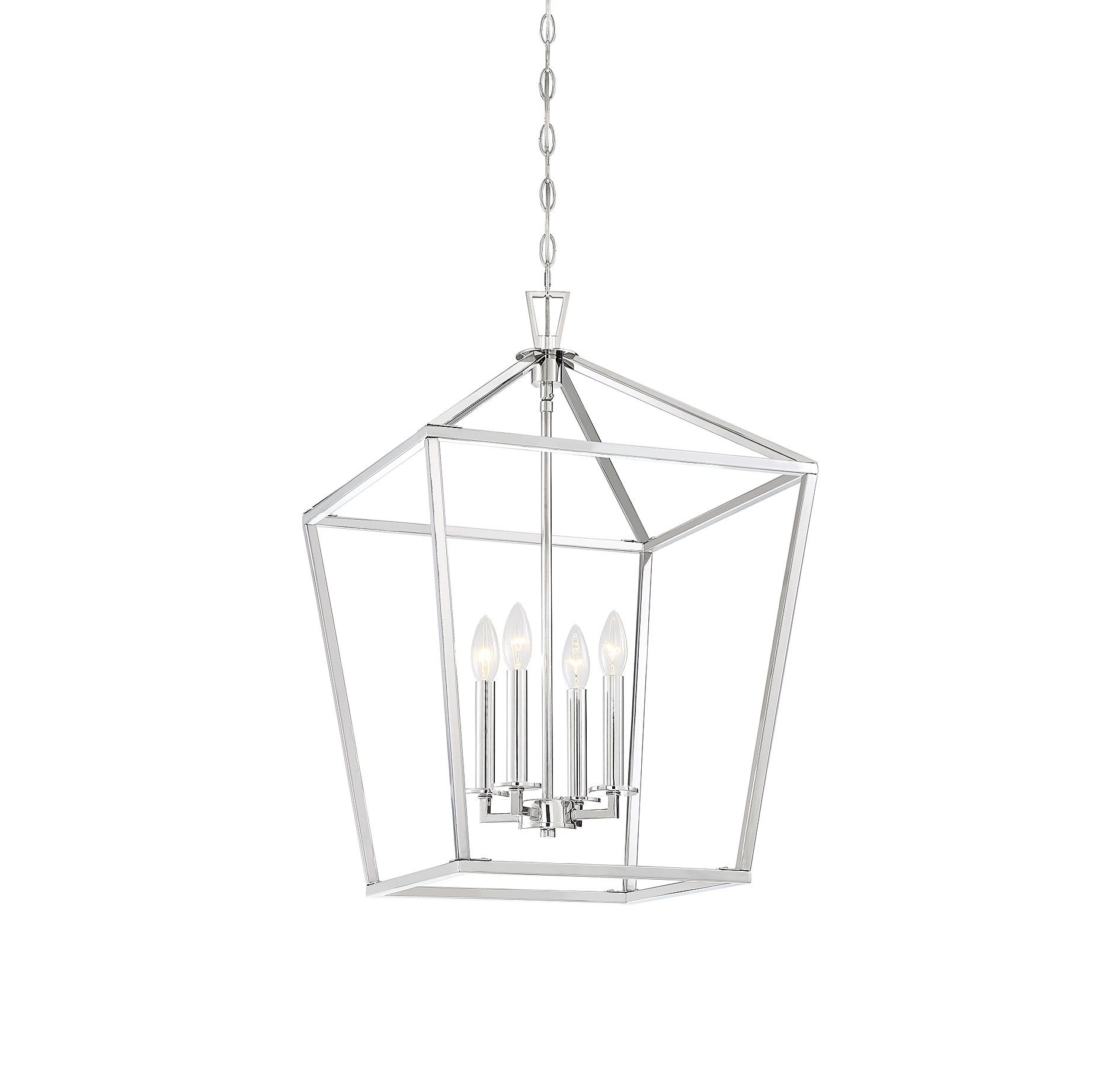 Image 4 Townsend 4-Light Pendant in Polished Nickel more views