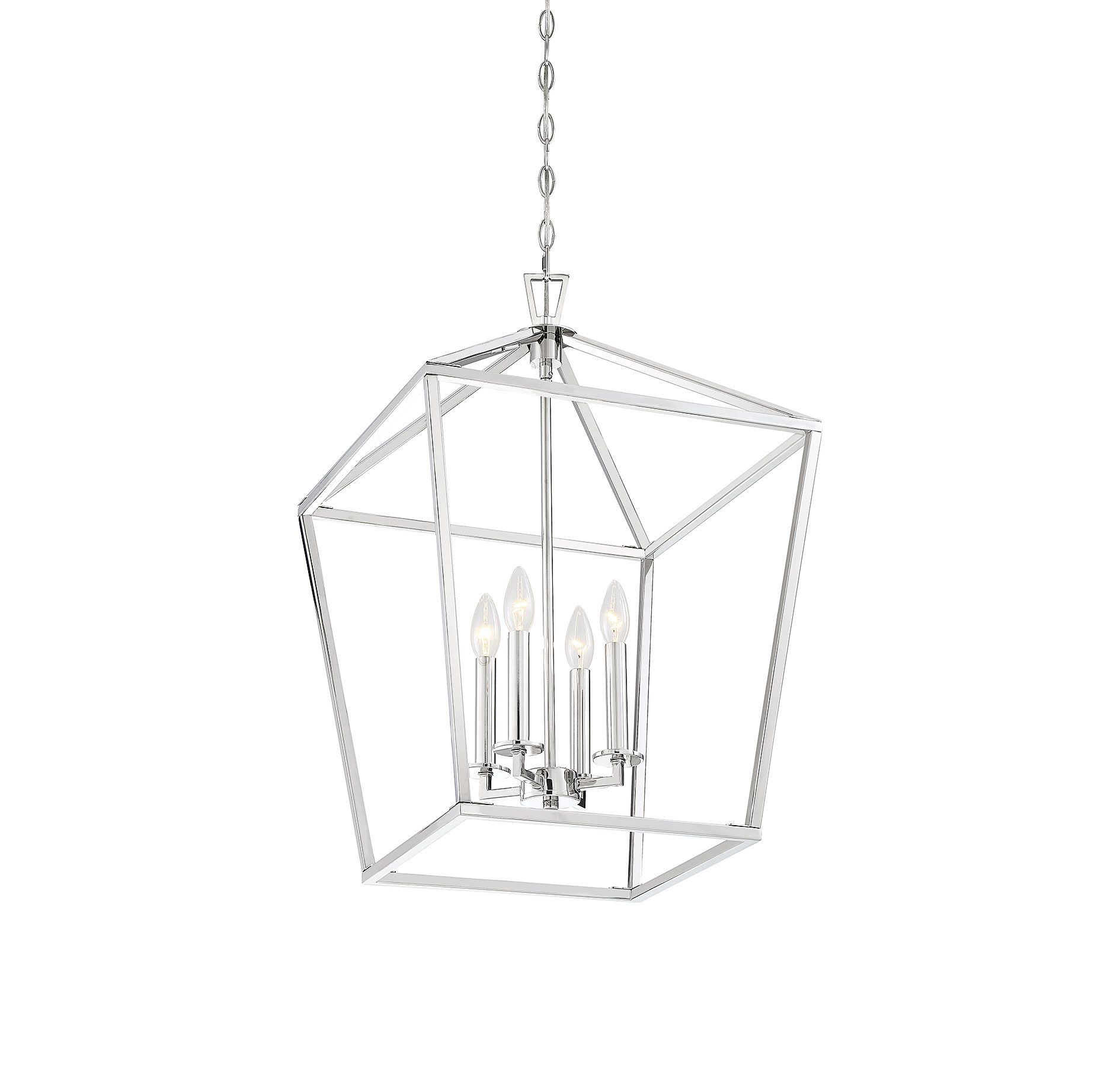 Image 5 Townsend 4-Light Pendant in Polished Nickel more views